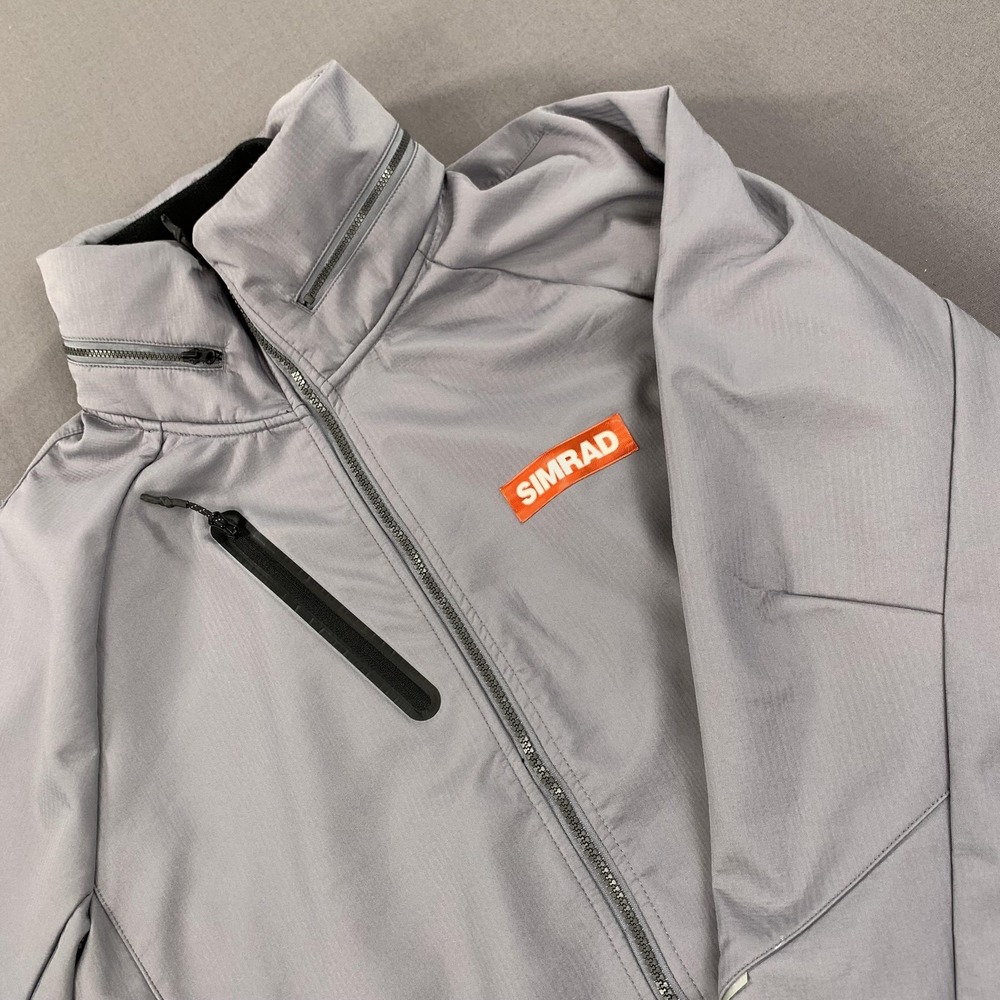 Elevate Simrad Jacket Mens XL Softshell Full Zip Outdoor Waterproof Hood Fishing